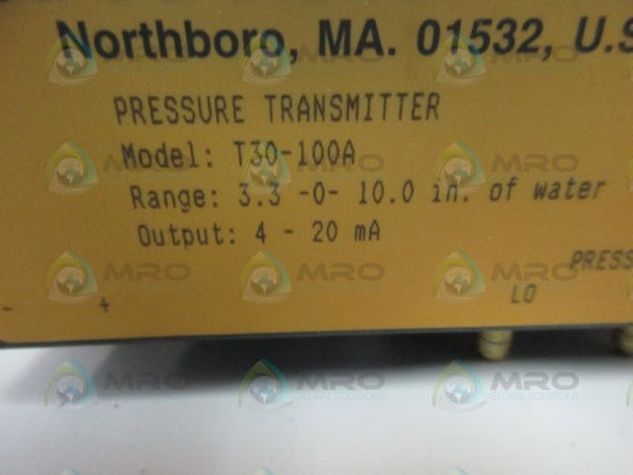MODUS INSTRUMENTS T30-100A PRESSURE TRANSMITTER  NSMP