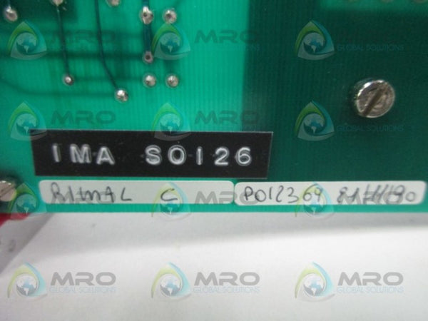 IMA S0126 CIRCUIT BOARD  NSMP