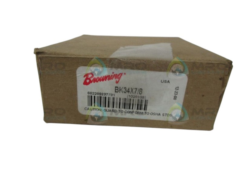 BROWNING 1028109 BK34 V-BELT PULLEY 7/8"  NSMP