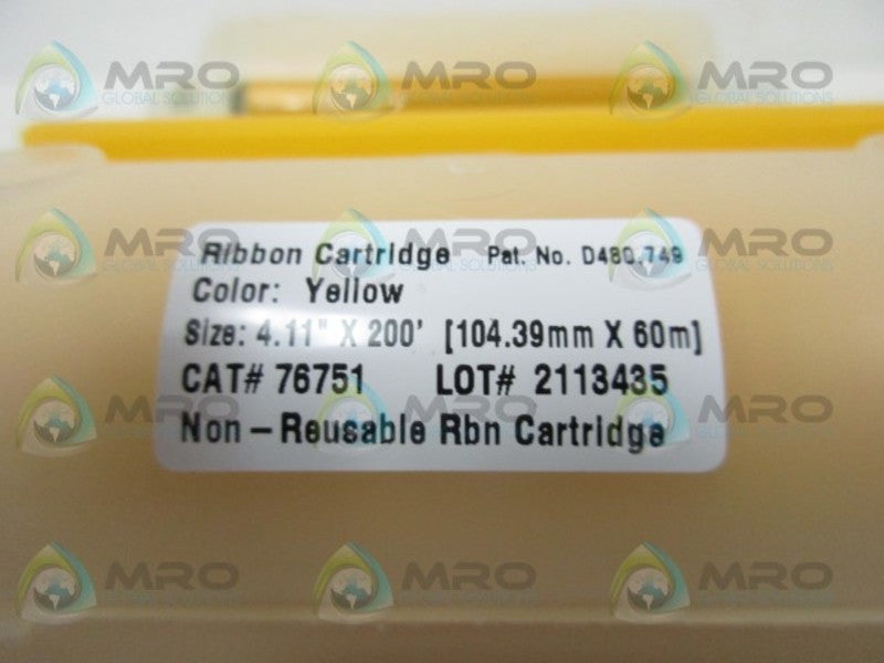 BRADY 76751 RIBBON CARTRIDGE  NSMP