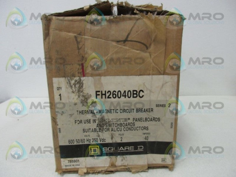 SQUARE D FH26040BC 40A (GREY)  NSMP