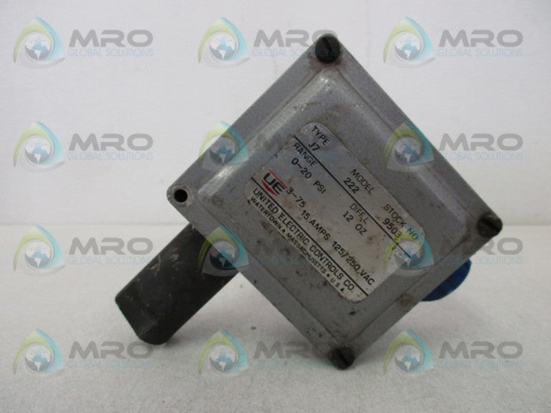 UNITED ELECTRIC J72229503 PRESSURE SWITCH  UNMP