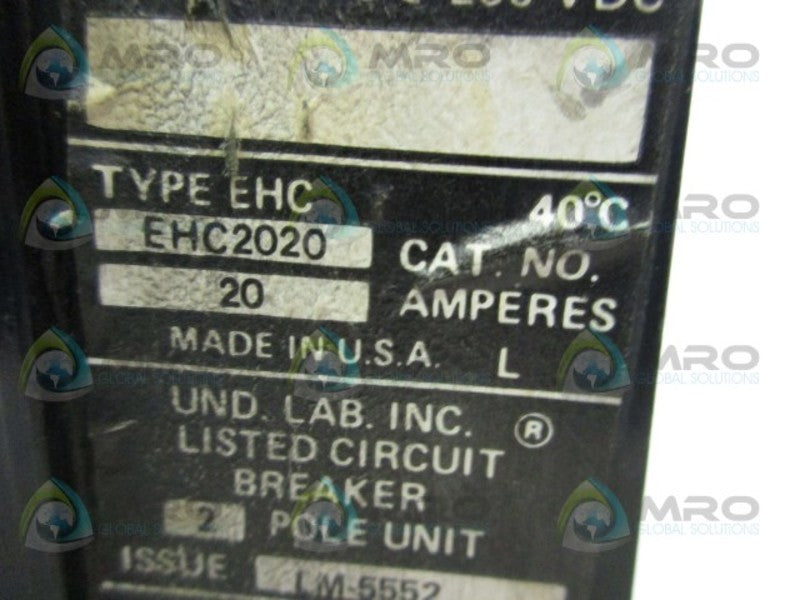 CUTLER HAMMER LM-5552 CIRCUIT BREAKER  UNMP