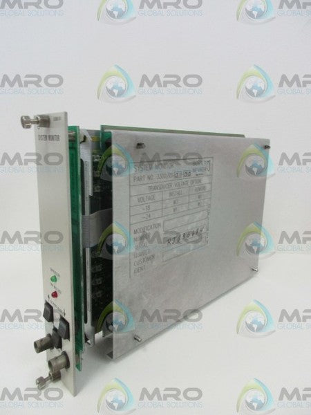 BENTLY NEVADA 3300/01-01-00 SYSTEM MONITOR MODULE  UNMP