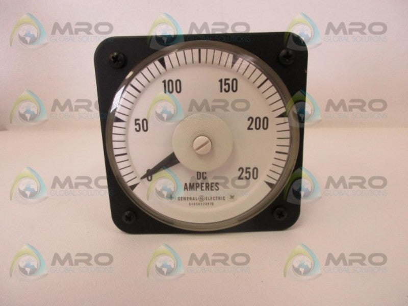 GENERAL ELECTRIC 50-103121DBRS2 DC PANEL AMMETER  UNMP