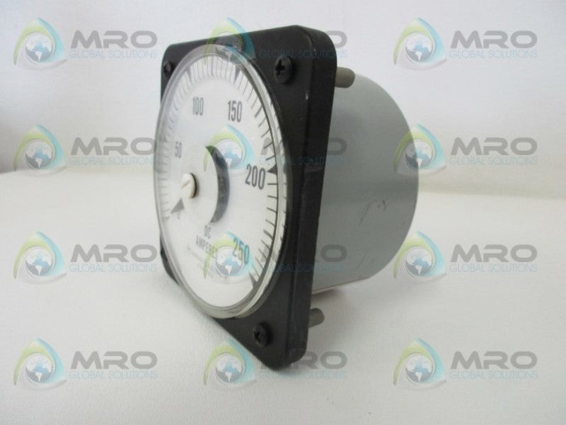 GENERAL ELECTRIC 50-103121DBRS2 DC PANEL AMMETER  UNMP