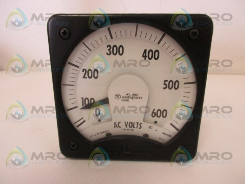 WESTINGHOUSE 291B460R11 AC METER PANEL  UNMP