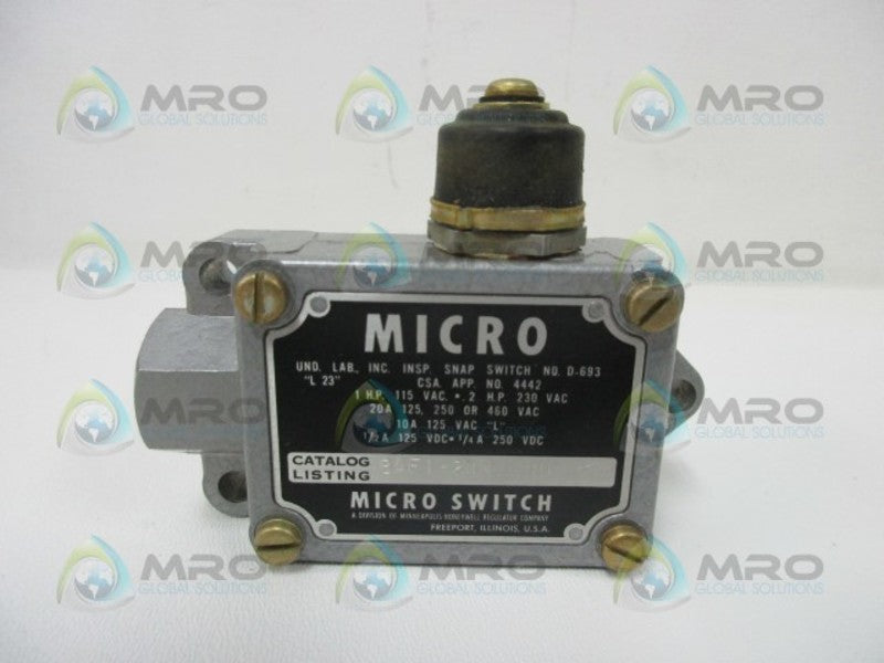 MICRO SWITCH BAFI-2RN-RH LIMIT SWITCH  NSMP