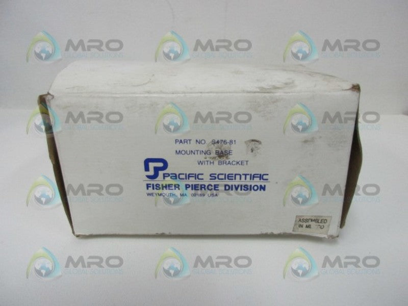 PACIFIC SCIENTIFIC S476-81 MOUNTING BASE W/ BRACKET  NSMP