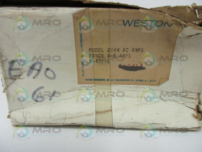 WESTON 2044 AMP METER 0-200  NSMP