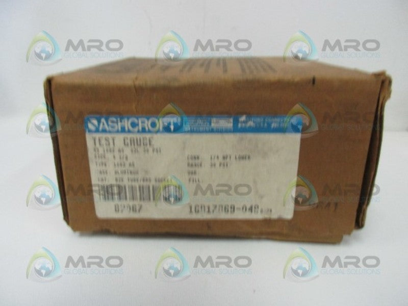 ASHCROFT 451082AS02L-30 PRESSURE GAUGE  NSMP