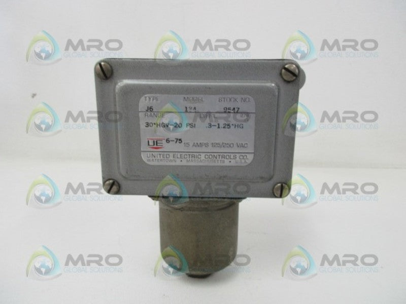 UNITED ELECTRIC J61349547 PRESSURE SWITCH  UNMP