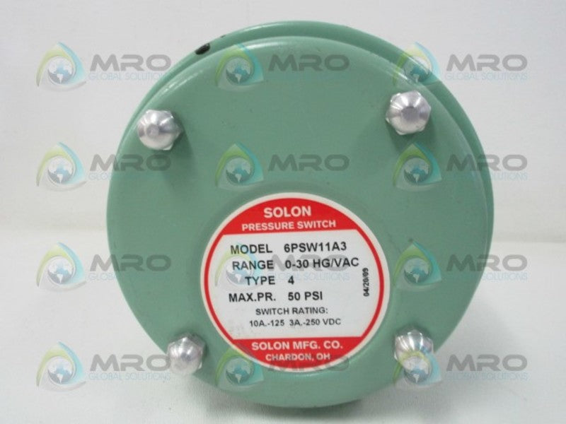 SOLON 6PSW11A3 PRESSURE SWITCH  NSNP