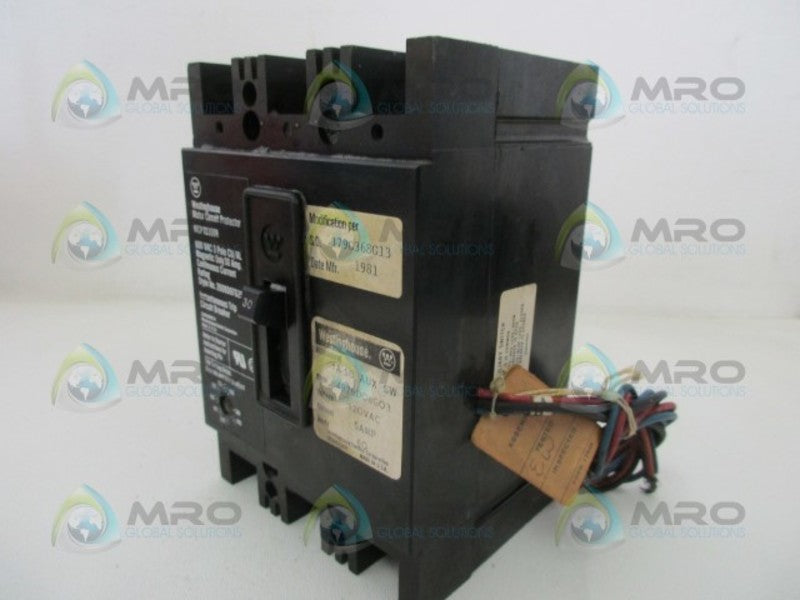 WESTINGHOUSE MCP13300R-A05 MOTOR CIRCUIT PROCTECTOR  UNMP