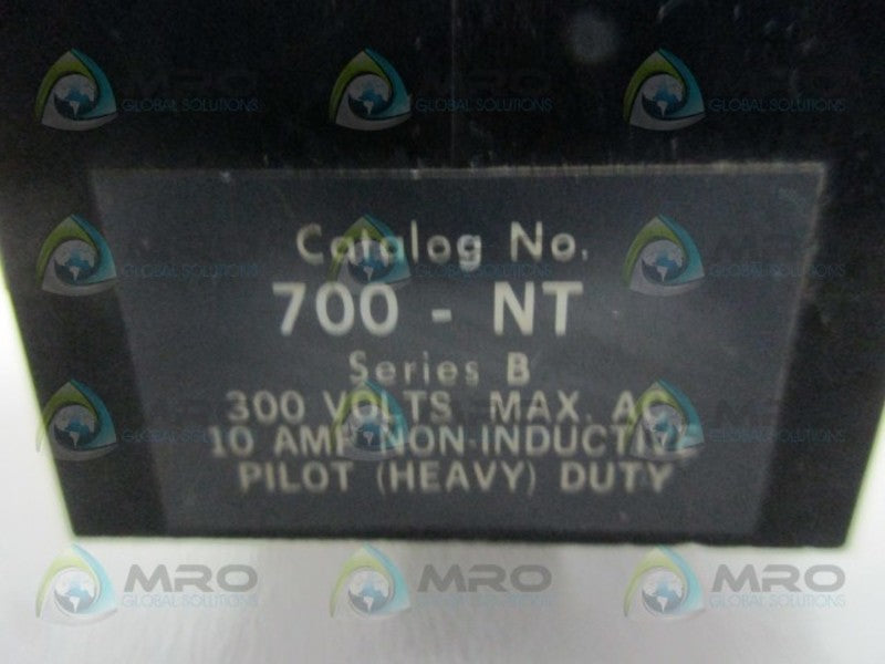 ALLEN BRADLEY 700-NT SER. B RELAY TIMER  UNMP
