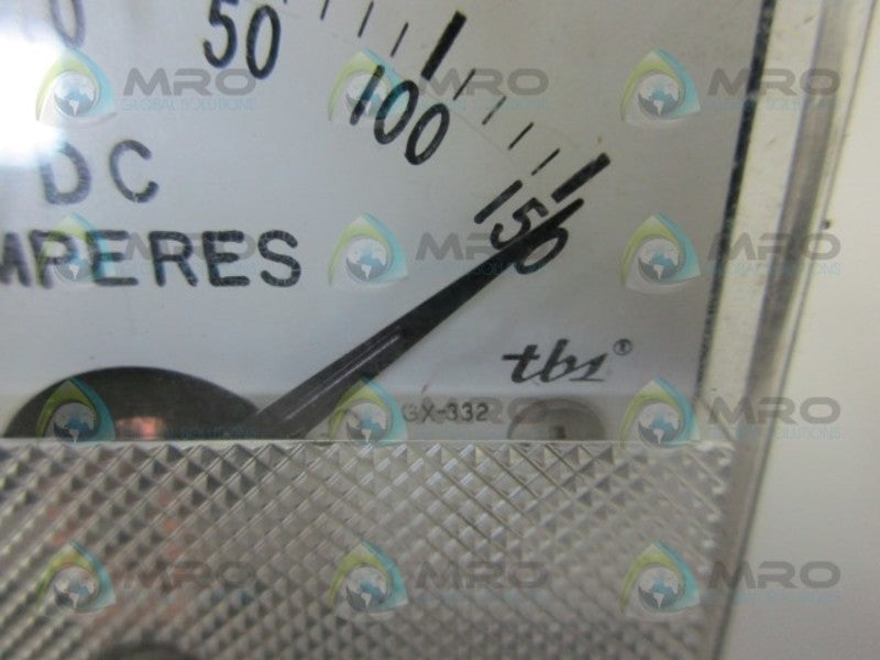 WESTINGHOUSE GX-332 KILOAMPERES PANEL METER 150-0-150  UNMP