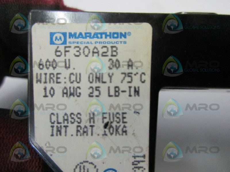 MARATHON 6F30A2B FUSE BLOCK HOLDER  UNMP