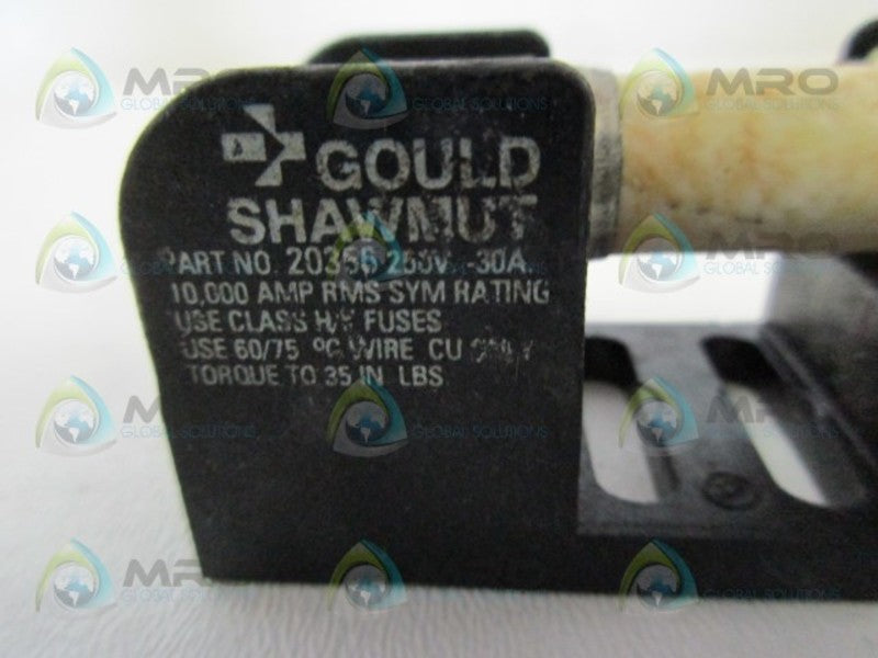 GOULD SHAWMUT 20356 FUSE HOLDER (AS PICTURED)  UNMP