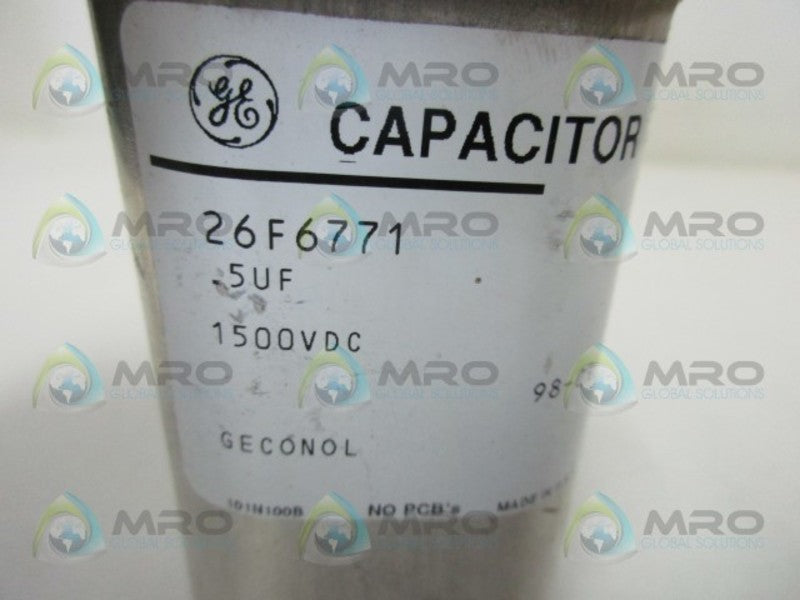GENERAL ELECTRIC 26F6771 CAPACITOR  UNMP