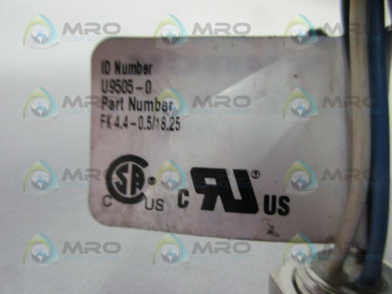 TURCK FK4.4-0.5/18.25 FEMALE RECEPTACLE  UNMP