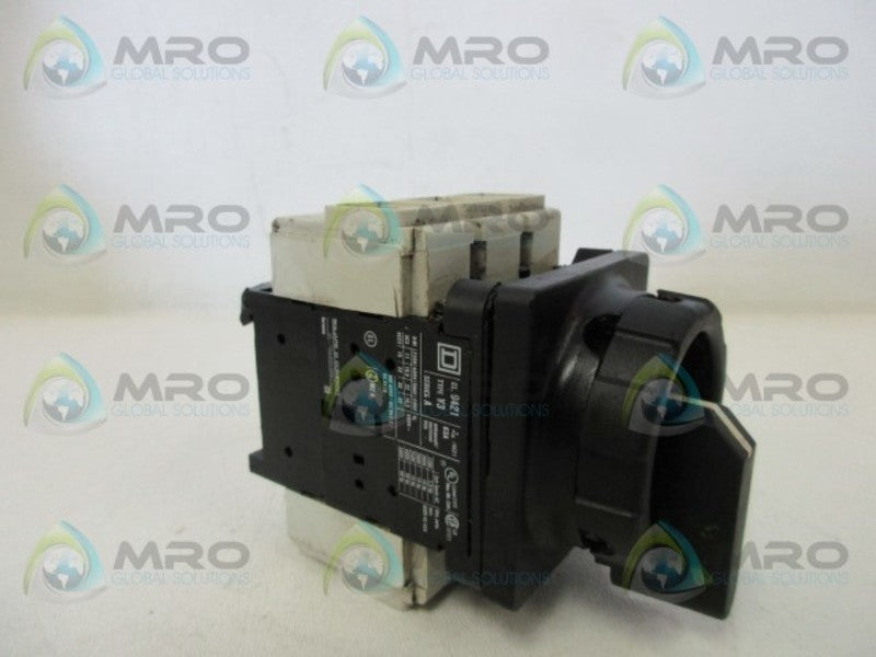 SQUARE D 9421-V3 NON-FUSIBLE DISCONNECT (AS PICTURED)  UNMP