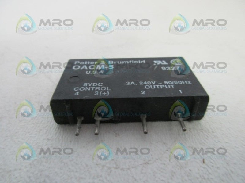 POTTER & BRUMFIELD OACM-5 I/O MODULE  UNMP