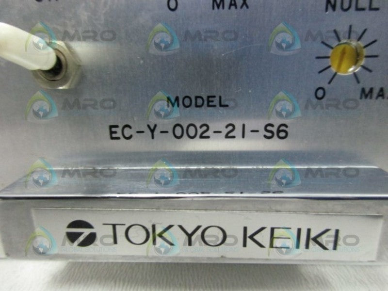 TOKYO KEIKI EC-Y-002-21-S6 ELECTRONIC CONTROLLER  UNMP
