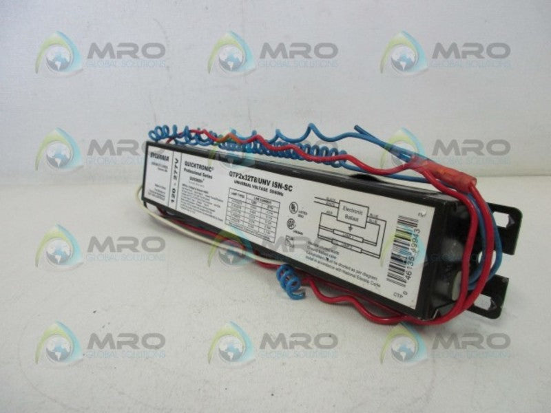 SYLVANIA QTP2X32T8/UNVISN-SC BALLAST  UNMP