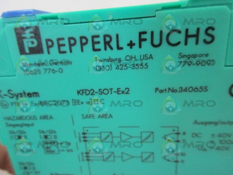 PEPPERL+FUCHS KFD2-SOT-EX2 SWITCH AMPLIFIER  NSMP