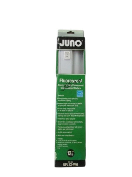 JUNO UFL12-WH FLUORESCENT UNDERCABINET FIXTURE  NSMP