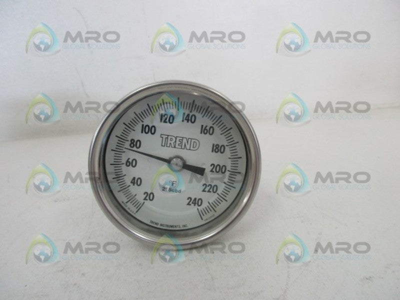 TREND 32 ADJUSTABLE TEMPERATURE GAUGE 20-240 4"  NSMP