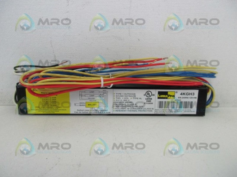 LUMAPRO EB-240RS-120-HB ELECTRONIC BALLAST  NSMP