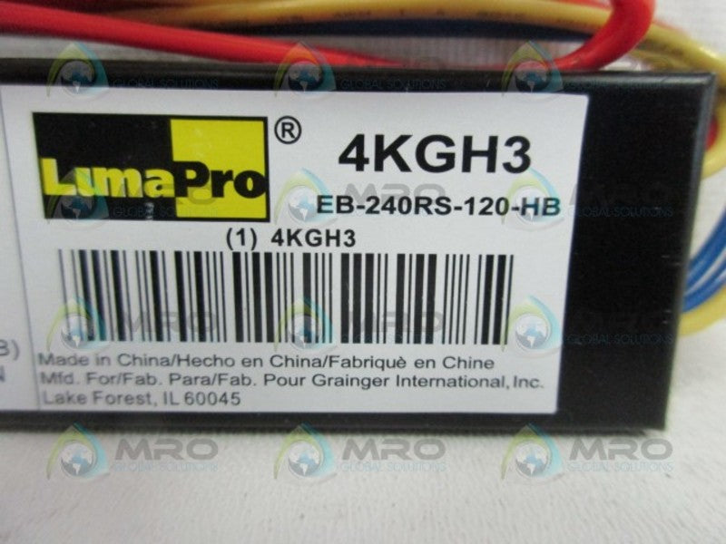 LUMAPRO EB-240RS-120-HB ELECTRONIC BALLAST  NSMP