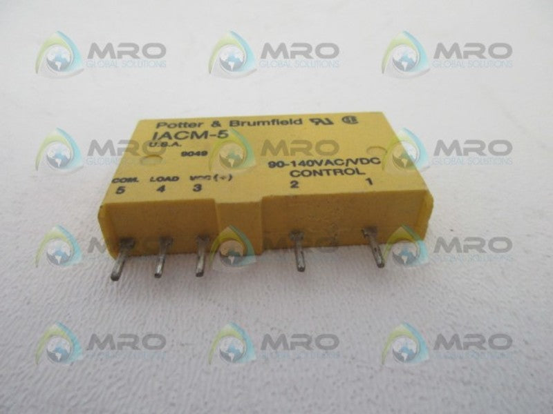 POTTER & BRUMFIELD IACM-5 I/O MODULE  UNMP