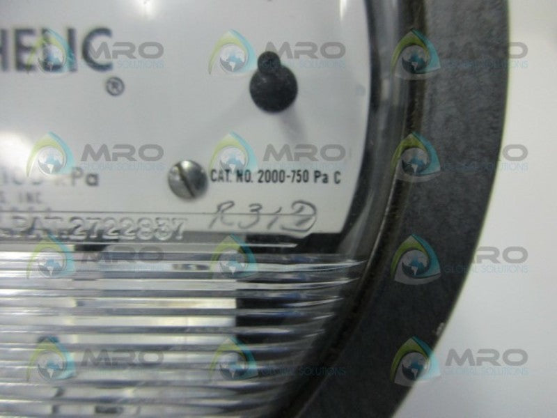 DWYER 2000-750PA DIFFERENTIAL PRESSURE GAUGE  UNMP