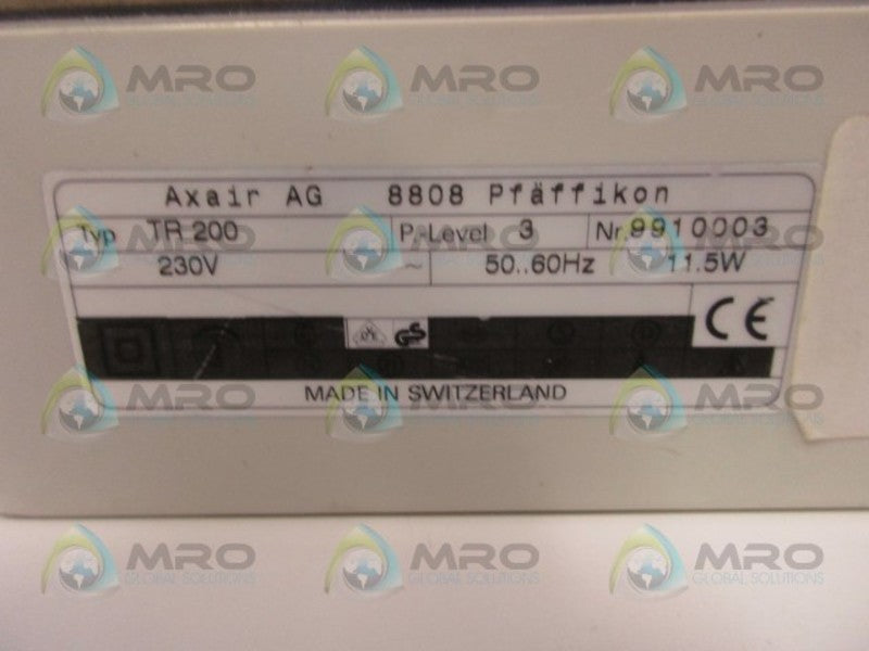 NOVASINA TR200 TEMPERATURE TRANSMITTER  UNMP