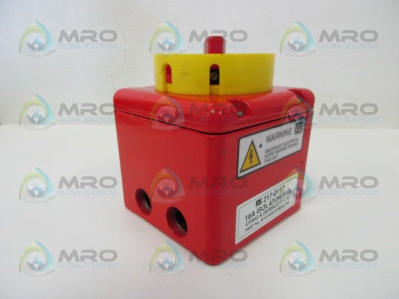 RS COMPONENTS 217-0117 DISCONNECT SWITCH  NSNP