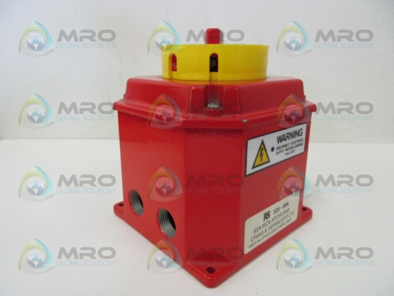 RS COMPONENTS 325-696 DISCONNECT SWITCH  UNMP