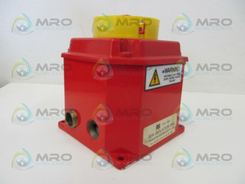 RS COMPONENTS 314-359 DISCONNECT SWITCH  UNMP