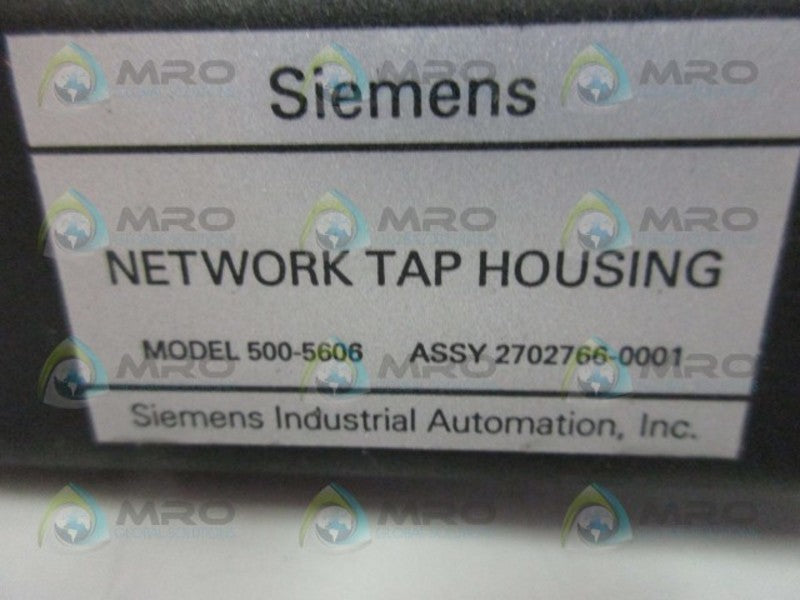 SIEMENS MODEL 500-5606 NETWORK TAP HOUSING  UNMP