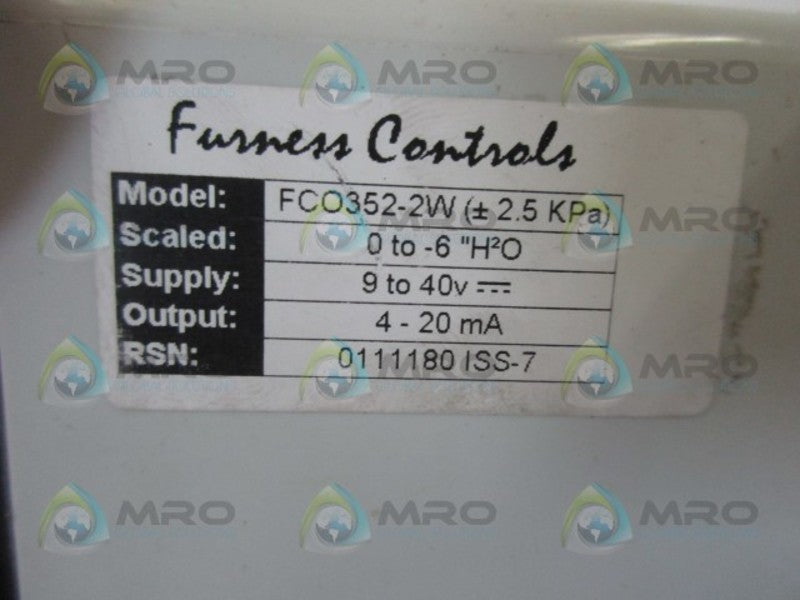 FURNESS CONTROLS FCO352-2W PRESSURE TRANSMITTER  UNMP