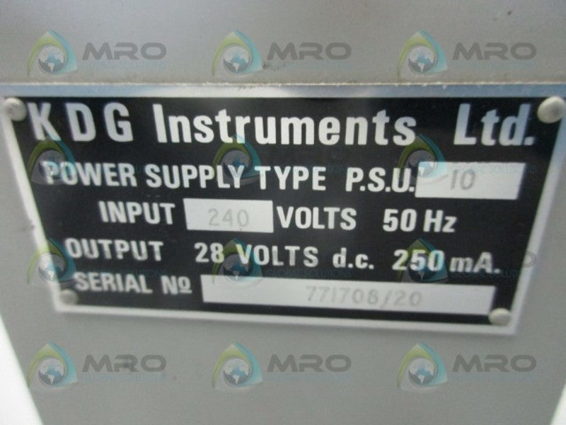 KDG TYPE 10 POWER SUPPLY  UNMP