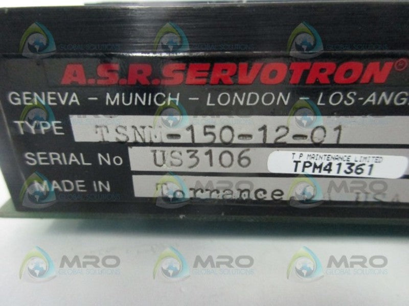 ASR SERVOTRON TSNM-150-12-01  UNMP