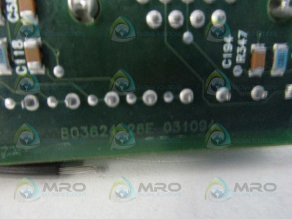 RELIANCE ELECTRIC 803624-26E DRIVE CONTROL BOARD  NSNP