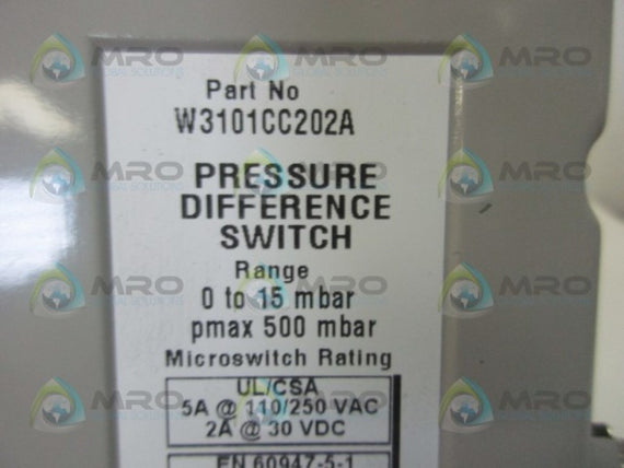 DELTA W3101CC202A PRESSURE SWITCH * NEW NO BOX *