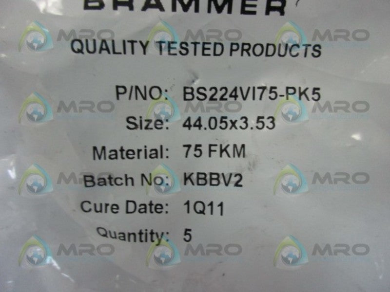 BRAMMER BS224V175 (PKG OF 5)  NSMP