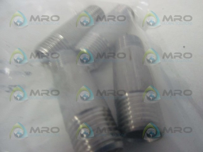 RS COMPONENTS 499-3221 BARREL NIPPLE (PKG OF 4)  NSMP