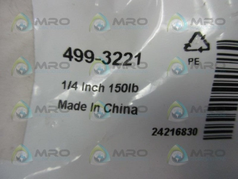 RS COMPONENTS 499-3221 BARREL NIPPLE (PKG OF 4)  NSMP