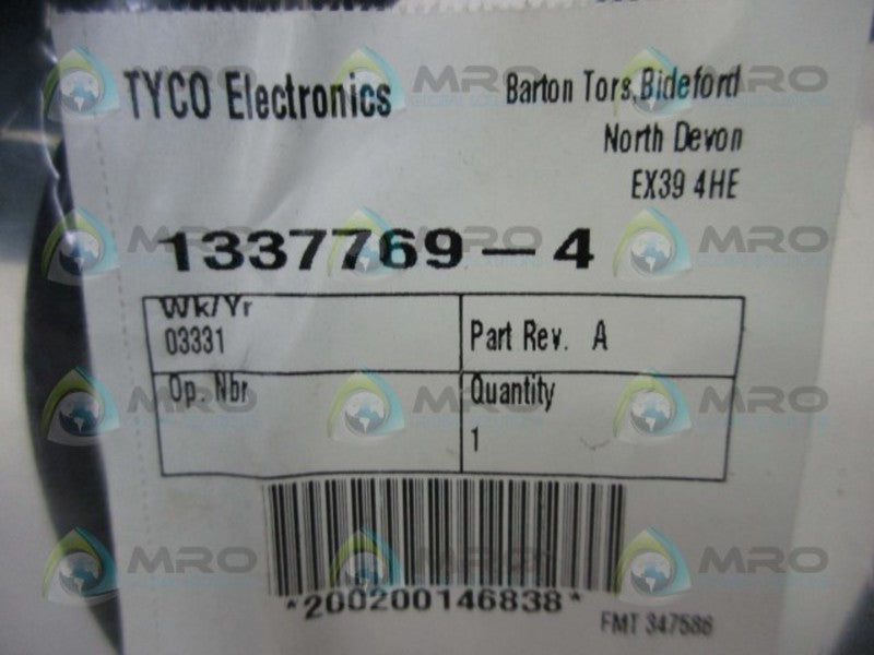 TYCO ELECTRONICS 1337769-4 CABLE ASSEMBLY  NSMP
