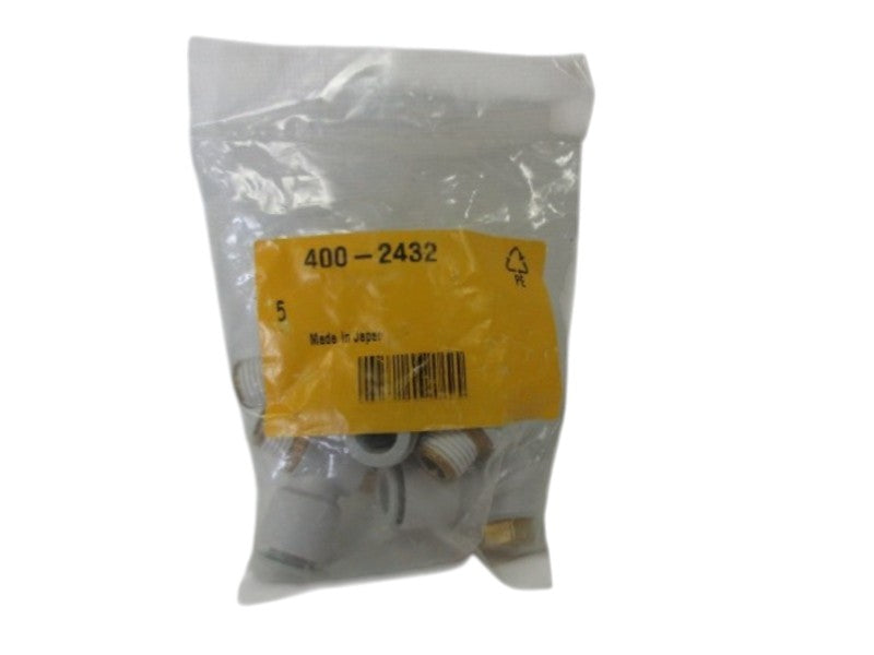 SMC KQ2V10-02S 400-2432 ADAPTER (PKG OF 5)  NSMP